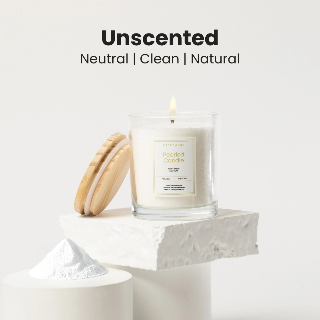 Beads Pearled Candle