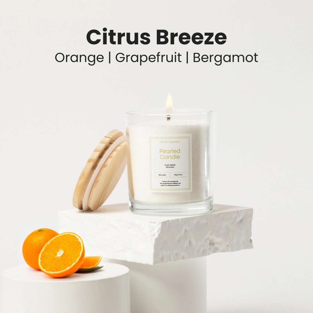 Beads Pearled Candle