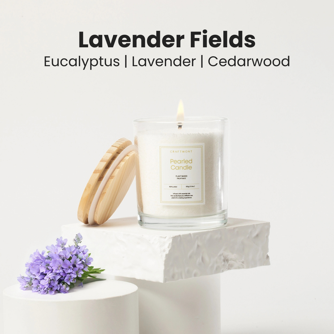 Beads Pearled Candle