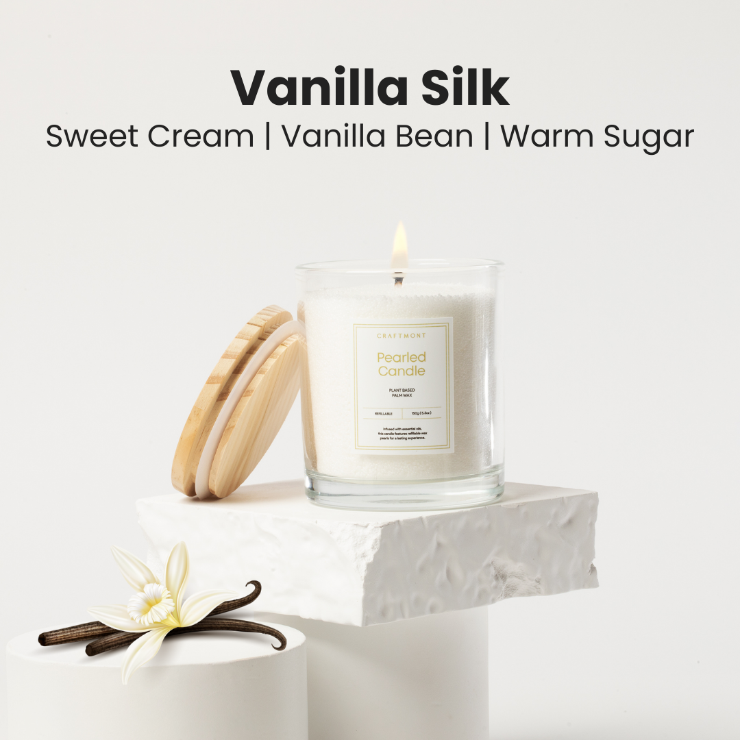 Beads Pearled Candle