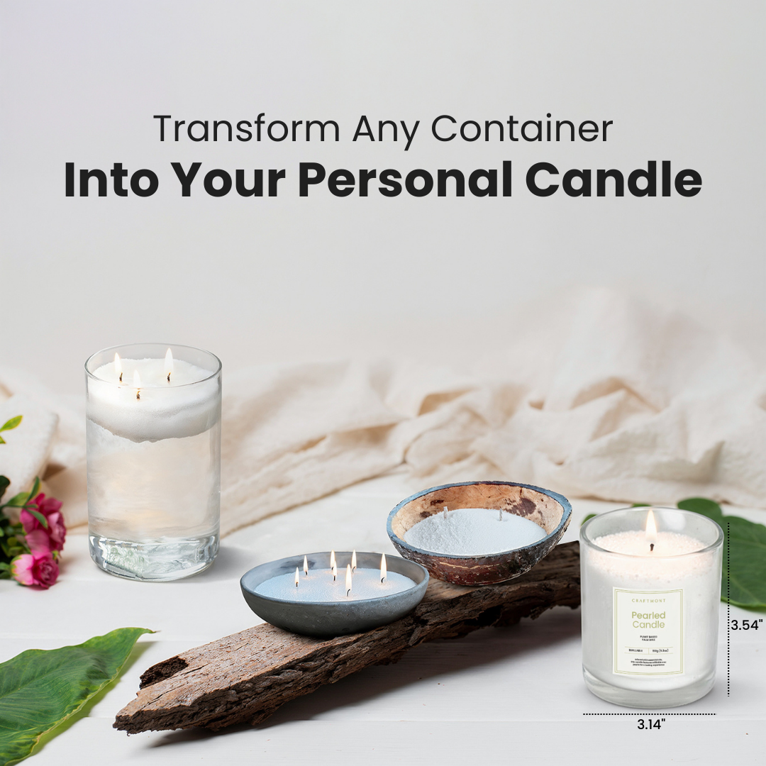 Beads Pearled Candle