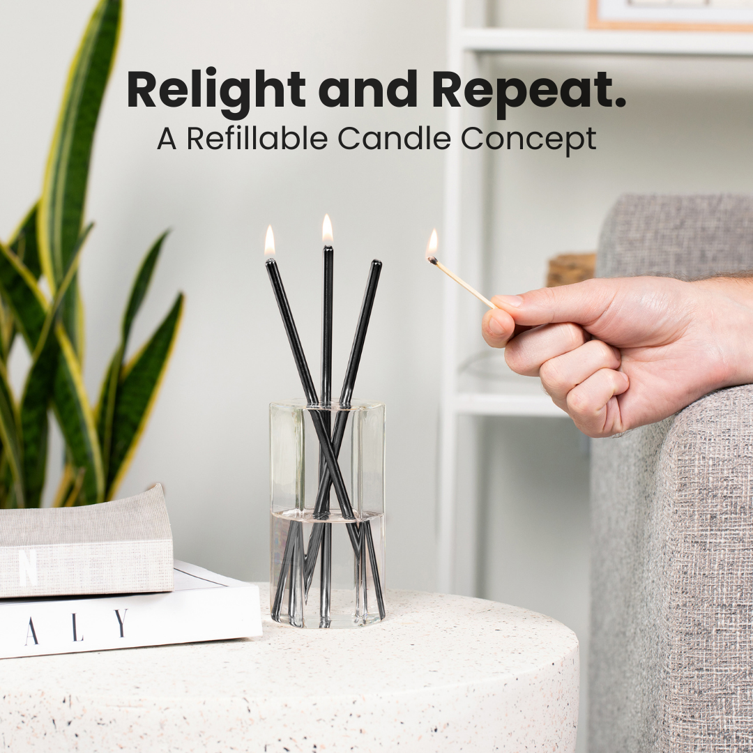 Dipped Steel Candle