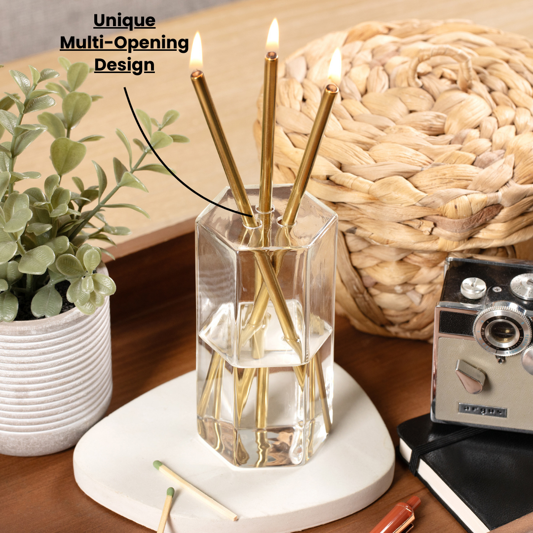 Dipped Steel Candle